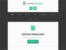 Tablet Screenshot of hostingvergelijker.nl